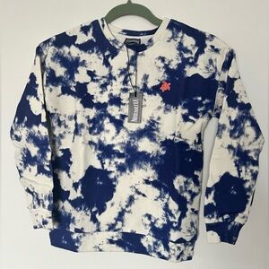 Vilebrequin Boy’s Blue and White Tie-Dye Sweatshirt